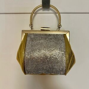 Glamorous Gold and Silver Clutch